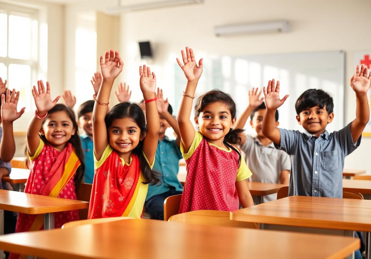 Victory School classroom